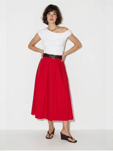 Jupe Bianco Lucci en rouge