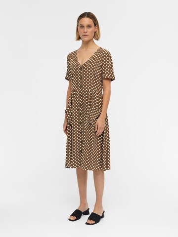 OBJECT Shirt dress 'Sigrid' in Brown