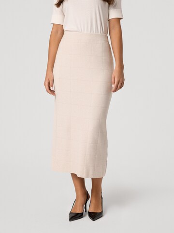 Quiosque Skirt in Beige: front