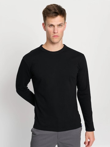SANVT Shirt 'The Longsleeve T-Shirt'‌‌‌ in Schwarz: Vorderseite