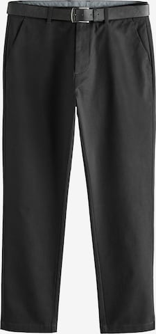 juoda Next Prigludęs „Chino“ stiliaus kelnės: priekis