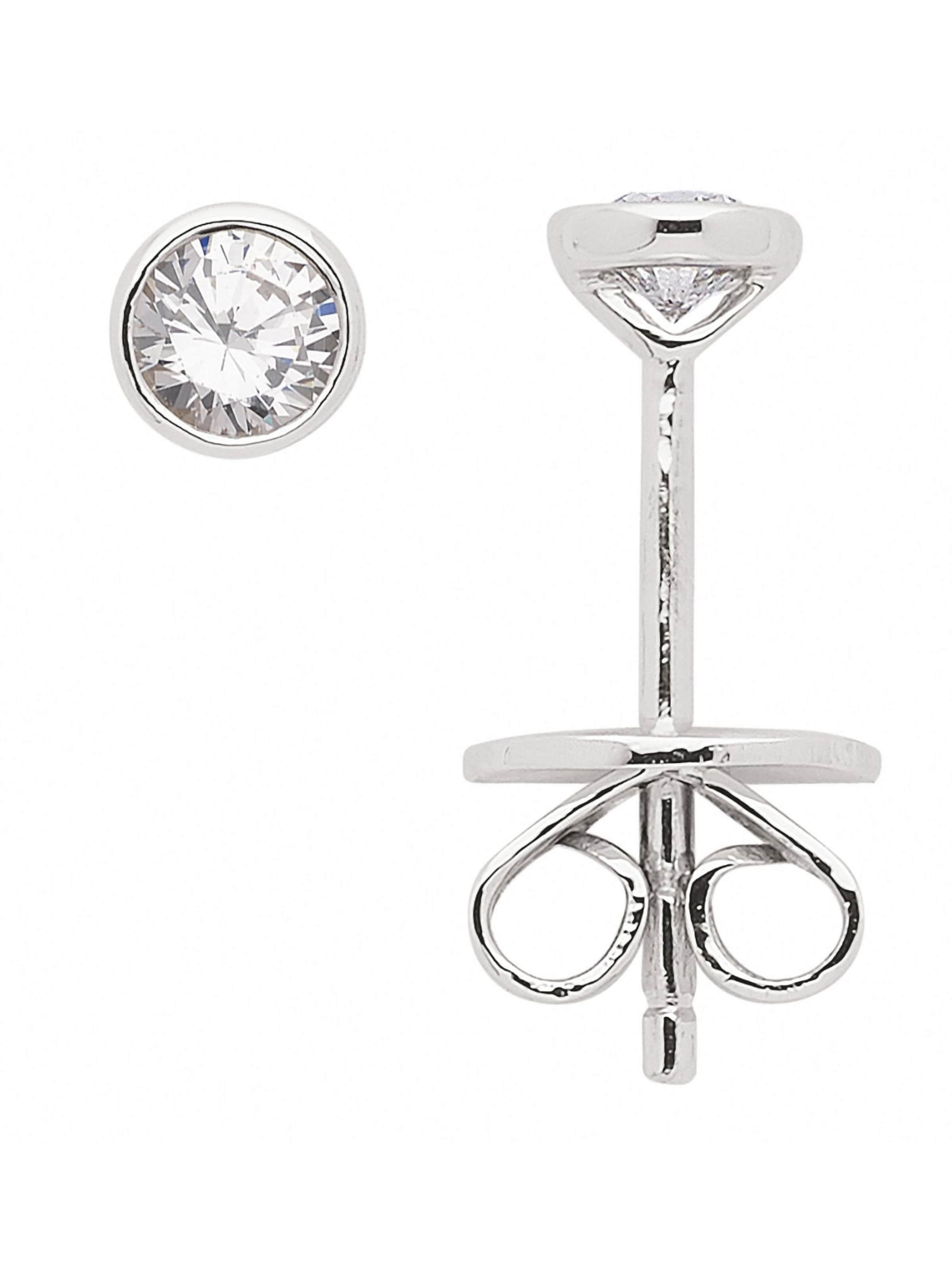 Adelia´s Earrings in Silver: front