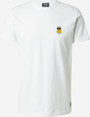 Tricou 'Lazy Sunny Day' de la Iriedaily pe alb: față