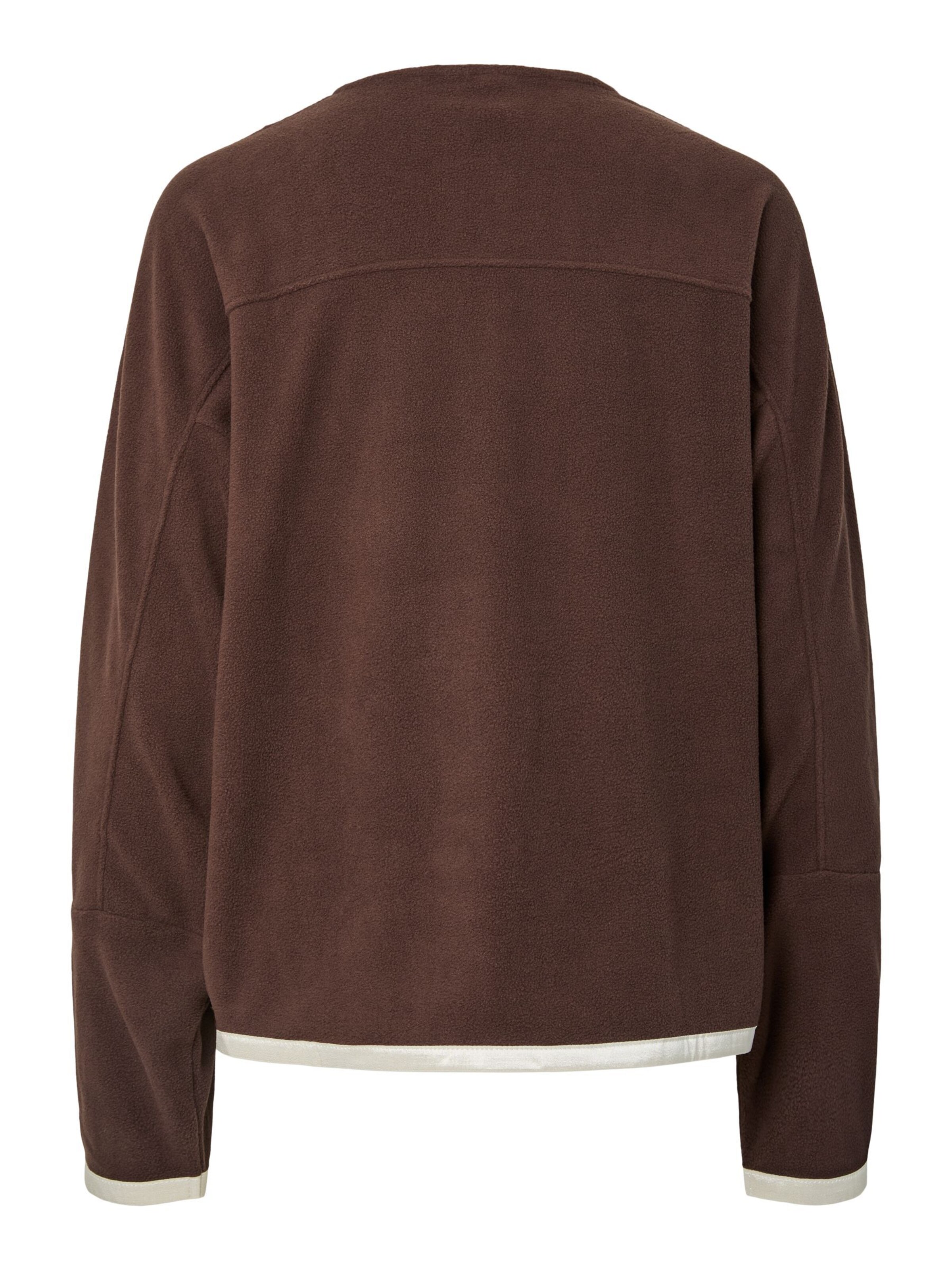 PIECES Fleecejakke 'PCDebz ' i brun