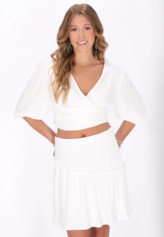 IZIA Blouse 'Festival' in Wit