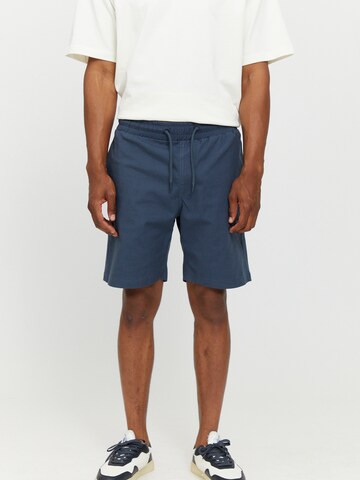 mazine Regular Pants ' Chester ' in Blue: front
