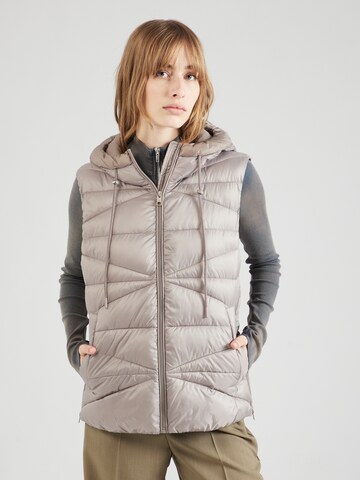 ESPRIT Bodywarmer in Beige: voorkant