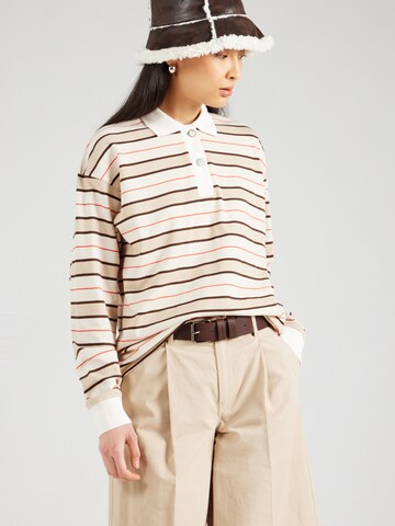 Maglietta di Monki in beige: frontale
