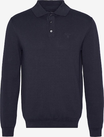 Barbour - Pullover 'Bassington' em azul: frente