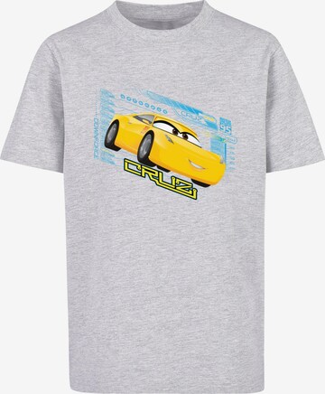 ABSOLUTE CULT Shirt 'Cars - Cruz Ramirez' in Grey: front