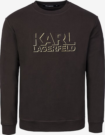 Karl Lagerfeld - Sweatshirt em castanho: frente
