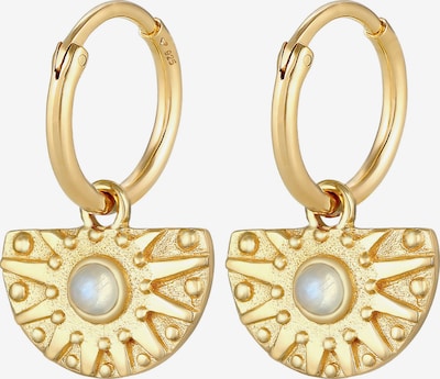 ELLI PREMIUM Ohrringe Edelstein Ohrhänger, Ornament in gold, Produktansicht