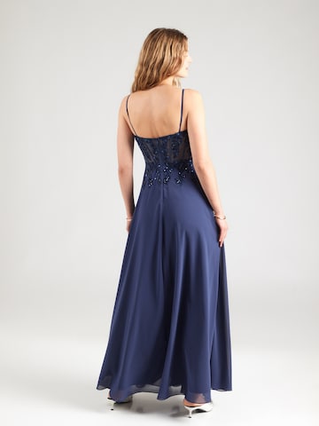 Rochie de seară de la mascara pe albastru