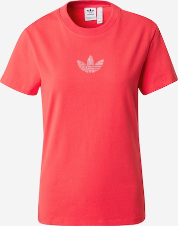 T-shirt ADIDAS ORIGINALS en rose : devant