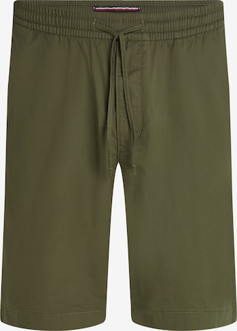 TOMMY HILFIGER Trousers 'MERCER' in Green: front