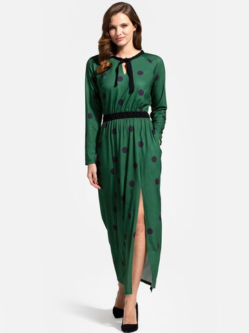 HotSquash Šaty – zelená: přední strana