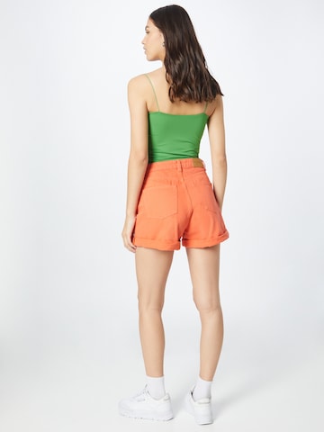 Monki Regular Shorts in Orange