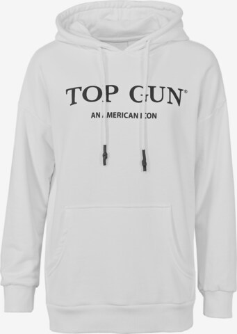TOP GUN Sweatshirt in Weiß: predná strana