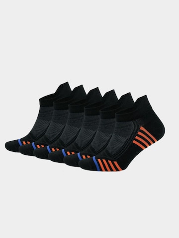 NERS Ankle Socks 'Varex' in Black: front