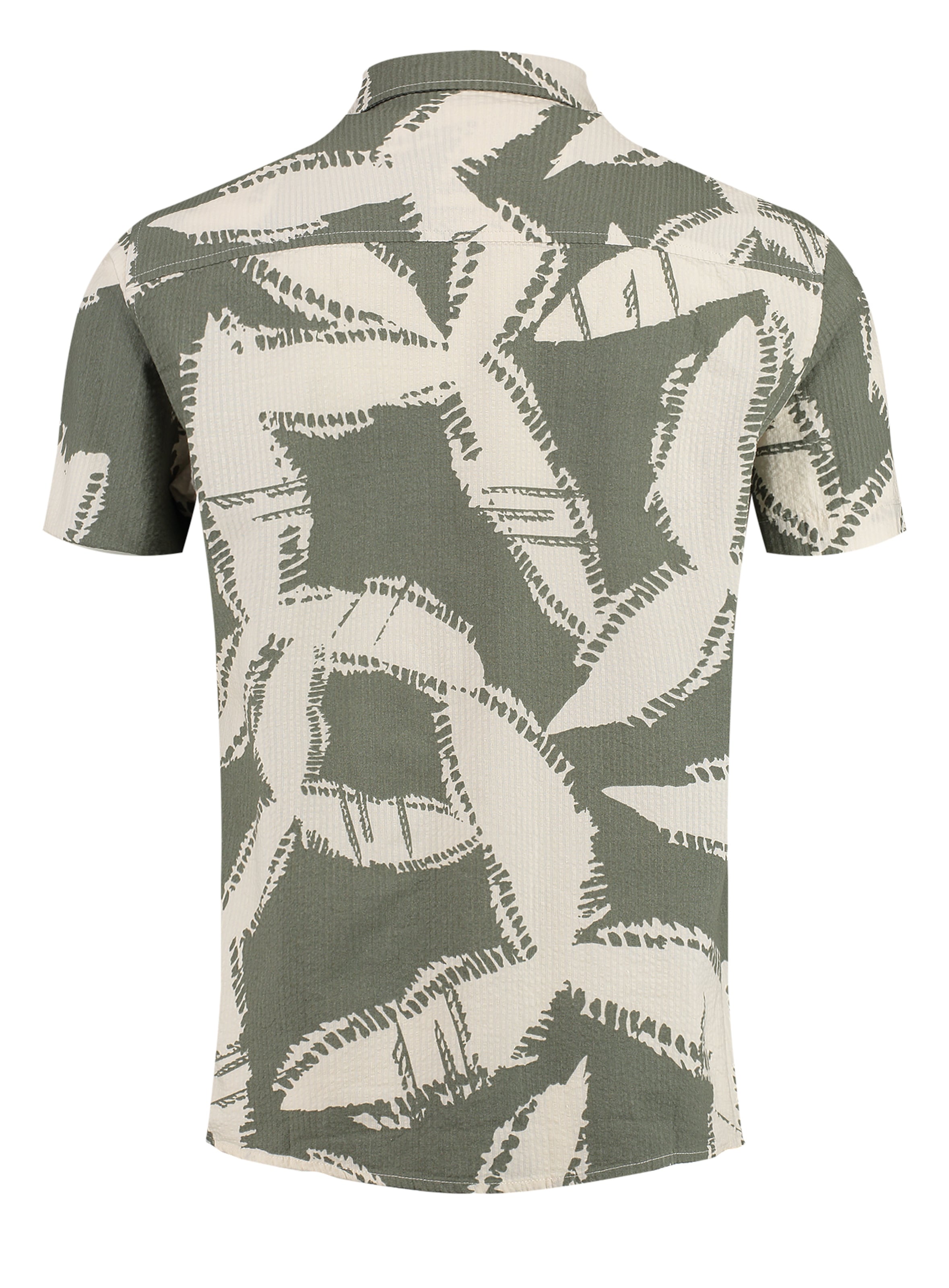 Key Largo Regular Fit Hemd 'MSH SPARX' in Grün