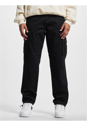 Loosefit Pantalon cargo DEF en noir : devant