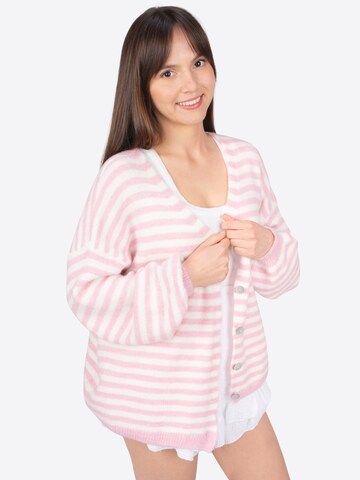 Seasons of April Knit cardigan 'Candy' in Pink