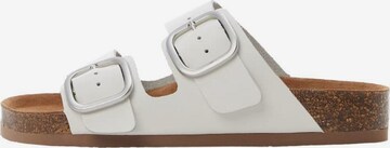 MANGO Mules 'Etna' in White: front