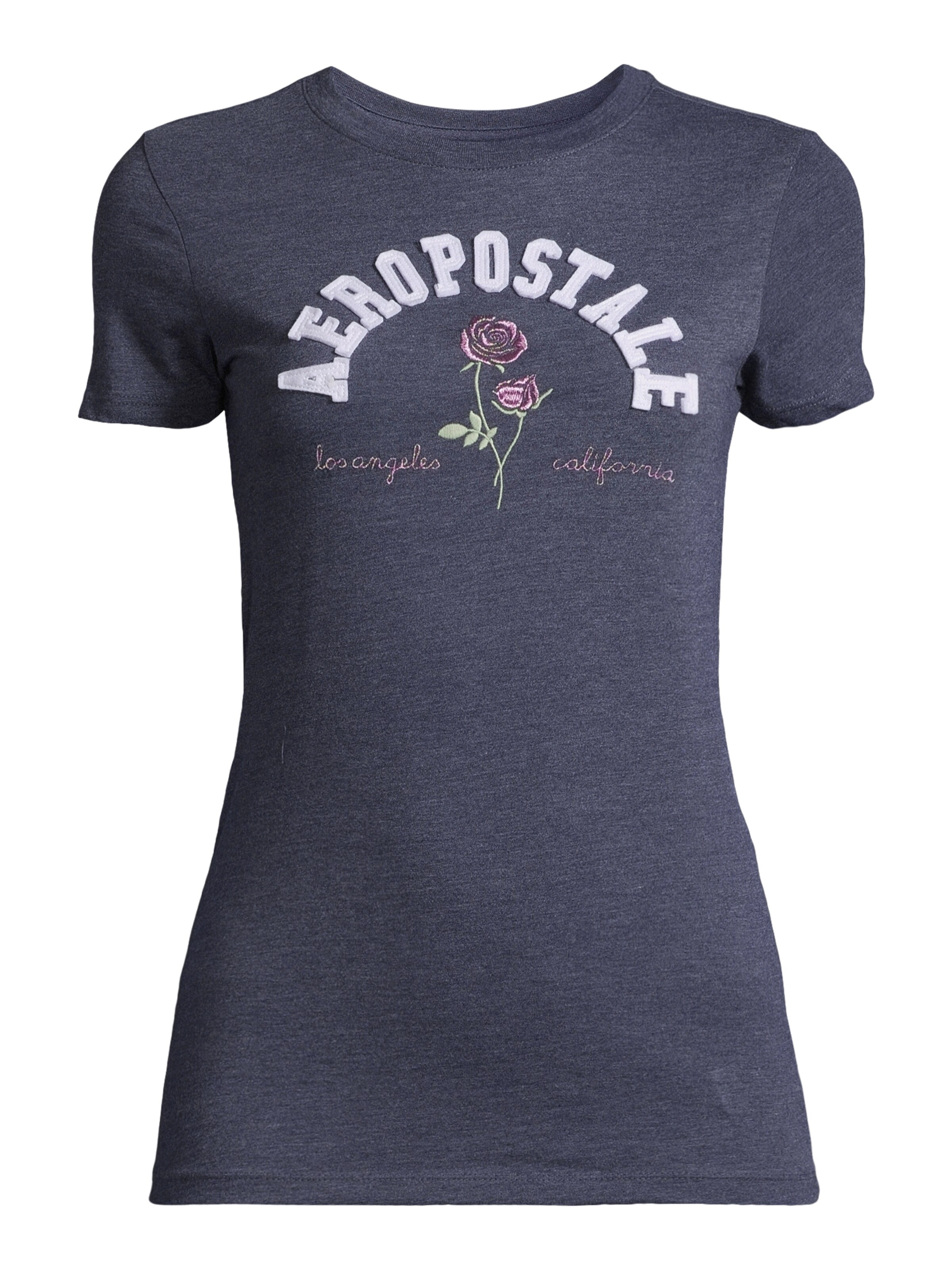 Tricou de la AÉROPOSTALE pe albastru: față