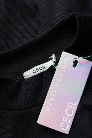 CECIL Longsleeve-Shirt M in Schwarz