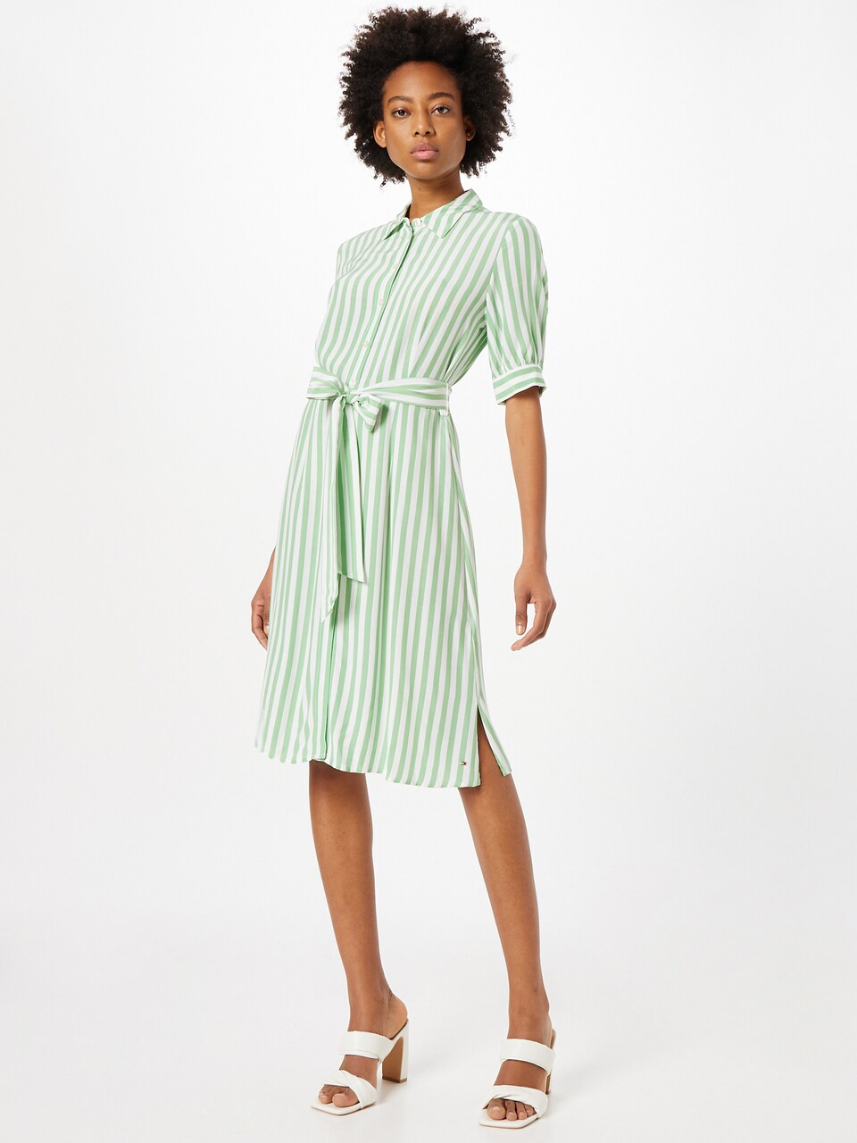TOMMY HILFIGER Shirt Dress in Mint ABOUT YOU