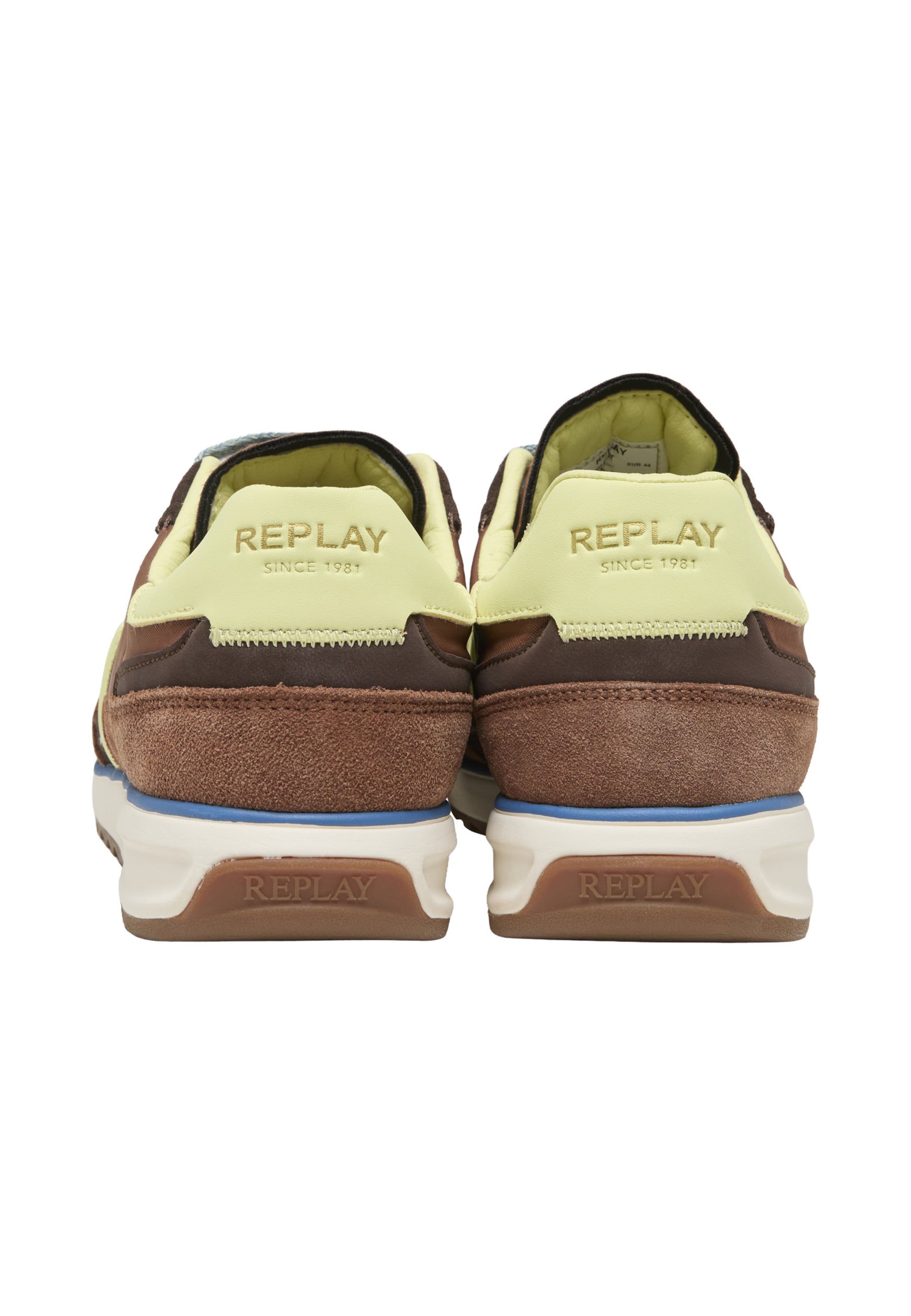 REPLAY Trampki niskie 'Yard' w kolorze brązowy