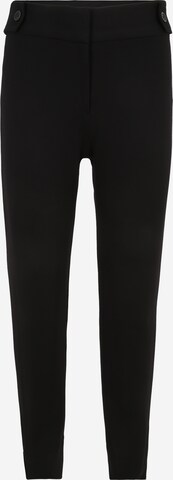MICHAEL Michael Kors Slimfit Spodnie 'PONTE' w kolorze czarny: przód