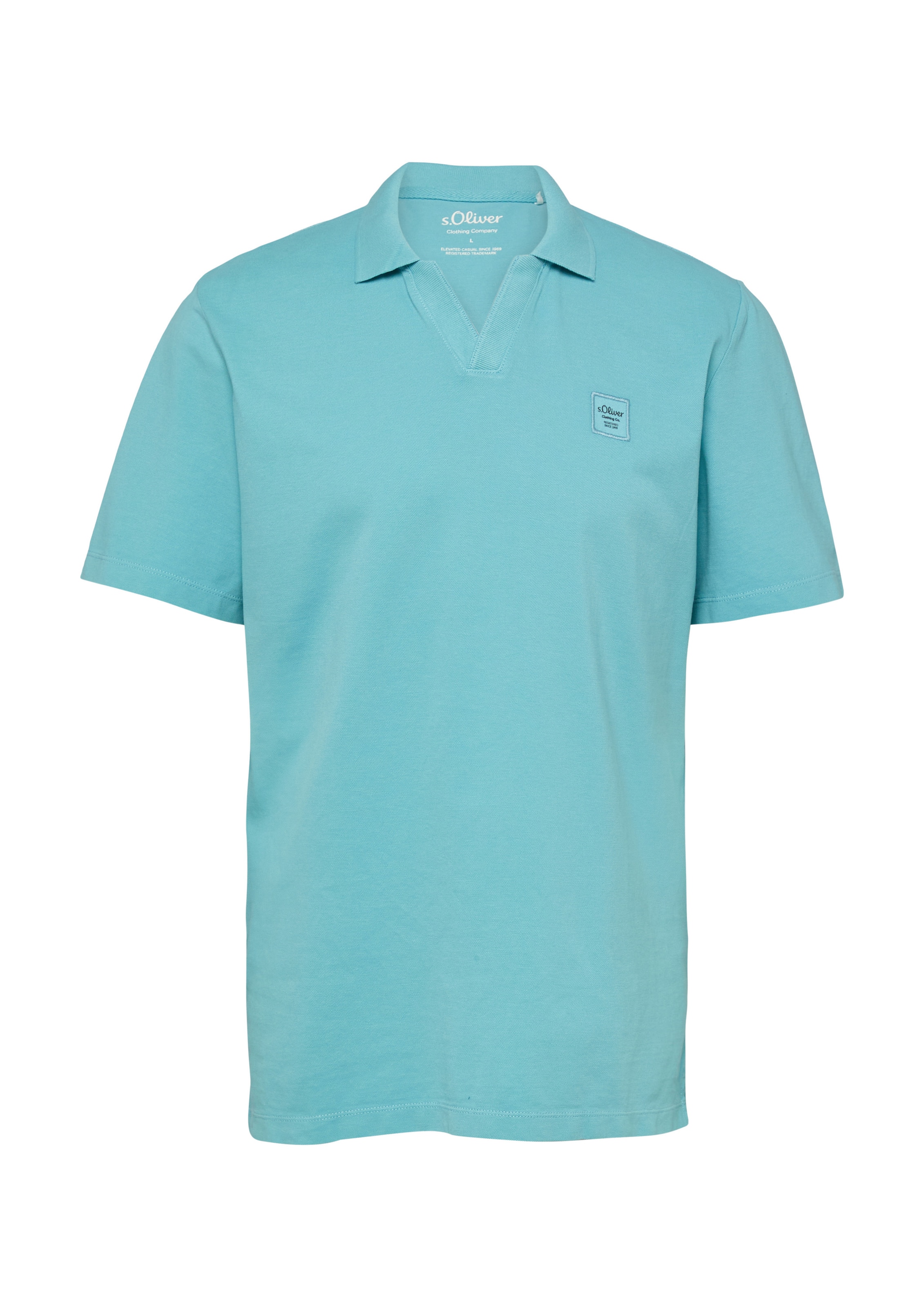 s.Oliver Poloshirt in Blau: Vorderseite