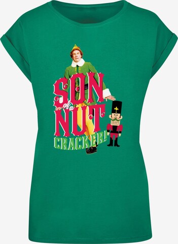 ABSOLUTE CULT T-Shirt  'Elf - Nutcracker' in Grün: predná strana