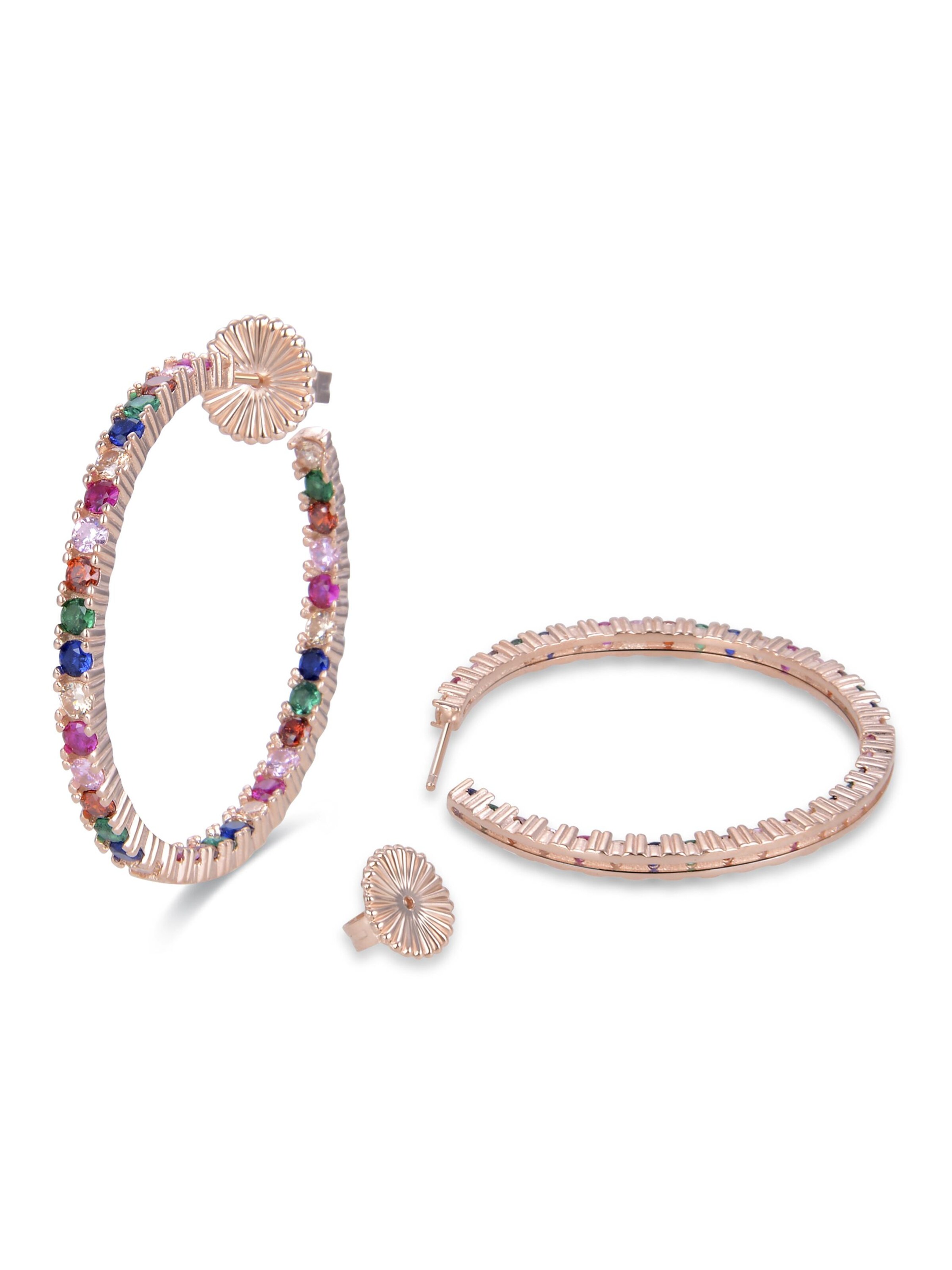 Luxenter Øreringe 'Vyamba' i blandingsfarvet