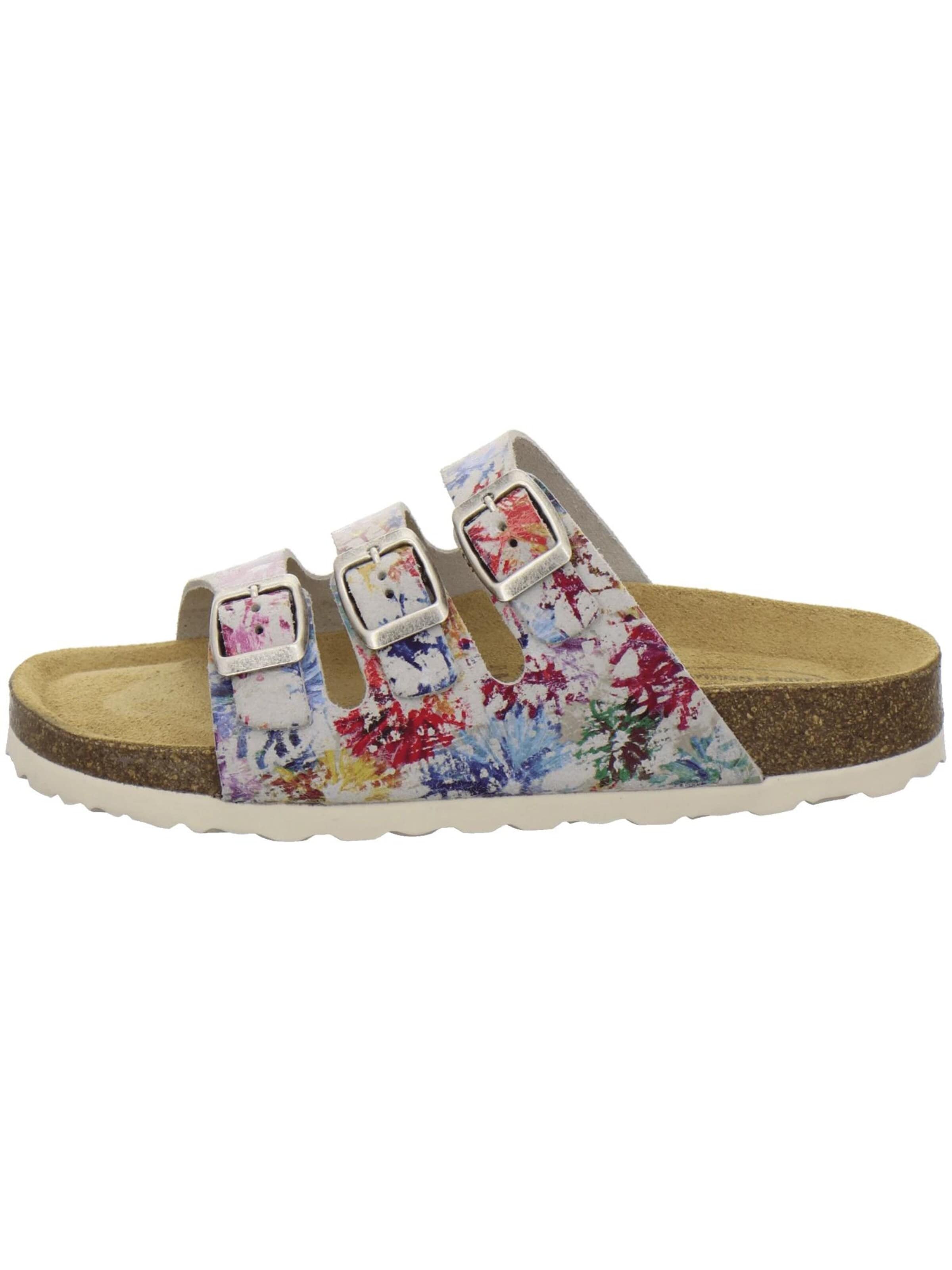 Zoccoletto 'Pantoletten Damen Dreischnaller paint' di AFS-Schuhe in colori misti