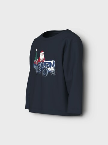 NAME IT Shirt 'NMMVISMAS' in Blau
