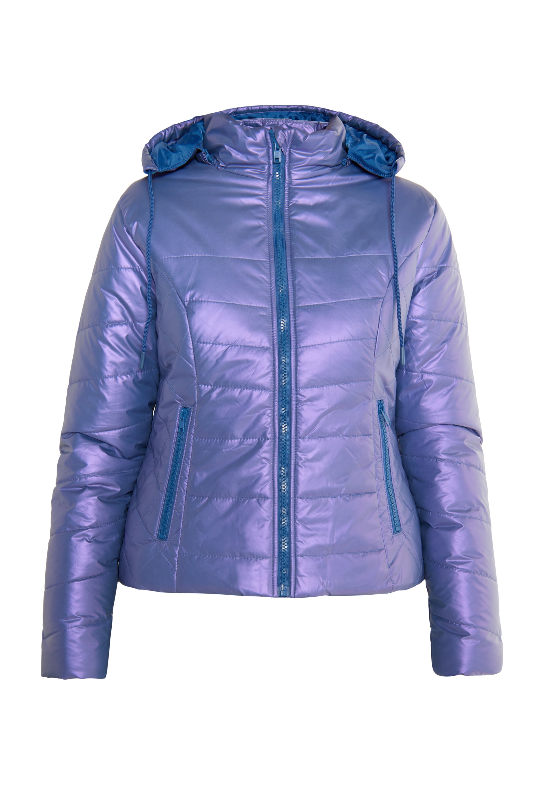 MYMO - Casaco de inverno em roxo: frente