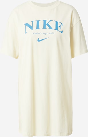 Nike Sportswear Jurk in Beige: voorkant