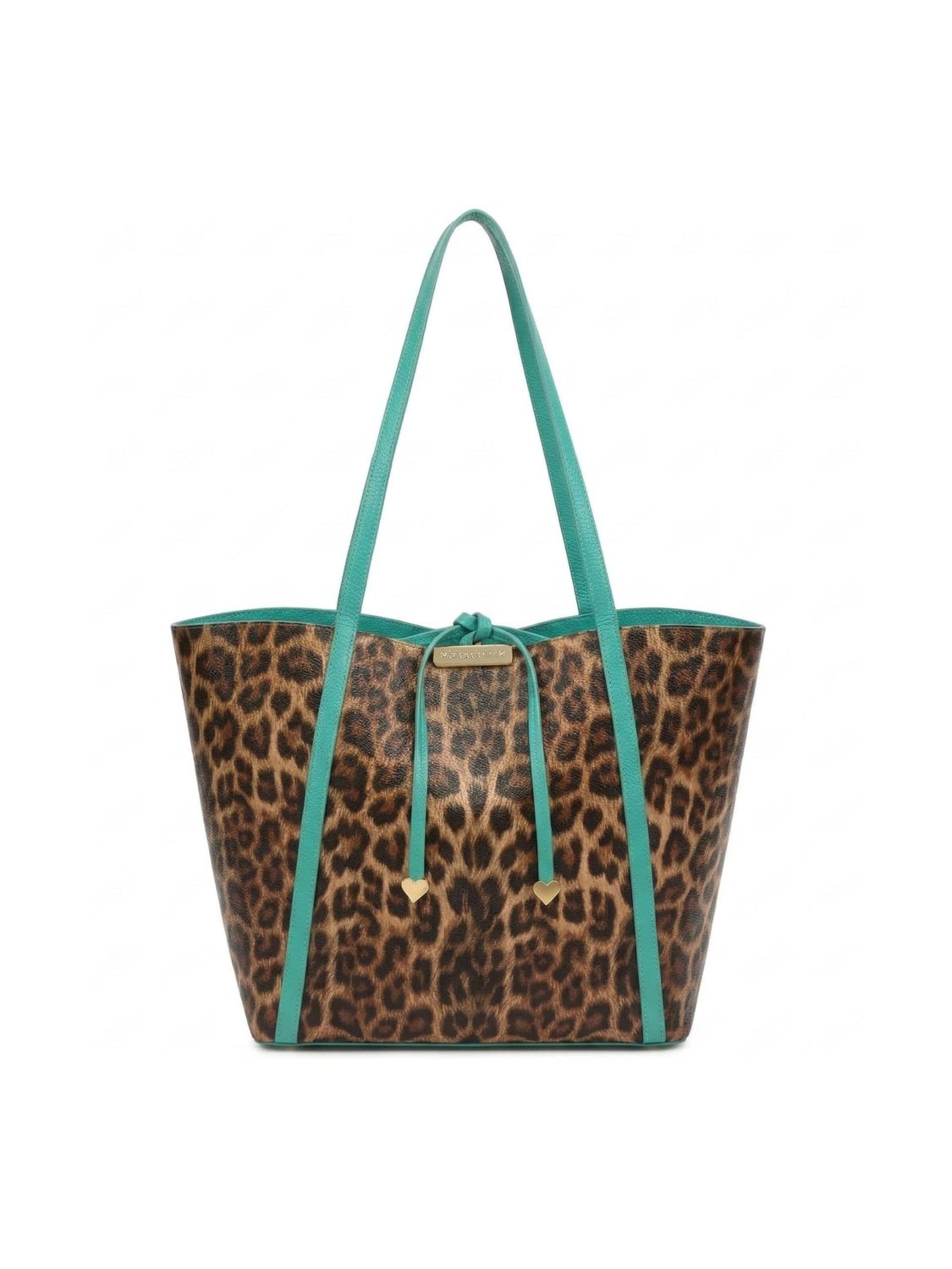 Shopper 'Double' di Braccialini in verde