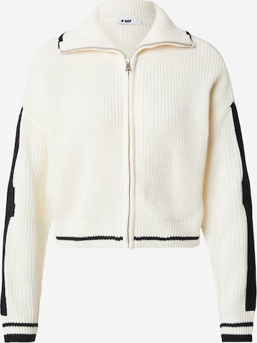 Tally Weijl Πλεκτή ζακέτα σε μπεζ: μπροστά