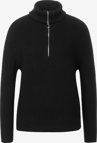 STREET ONE Sweater in Black: front