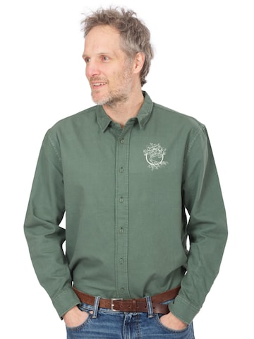 Life-Tree Shirt 'Olive' in Grün