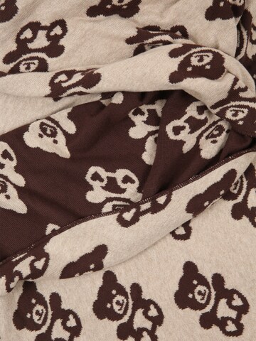 Zwillingsherz Shawl 'Love is Love' in Brown