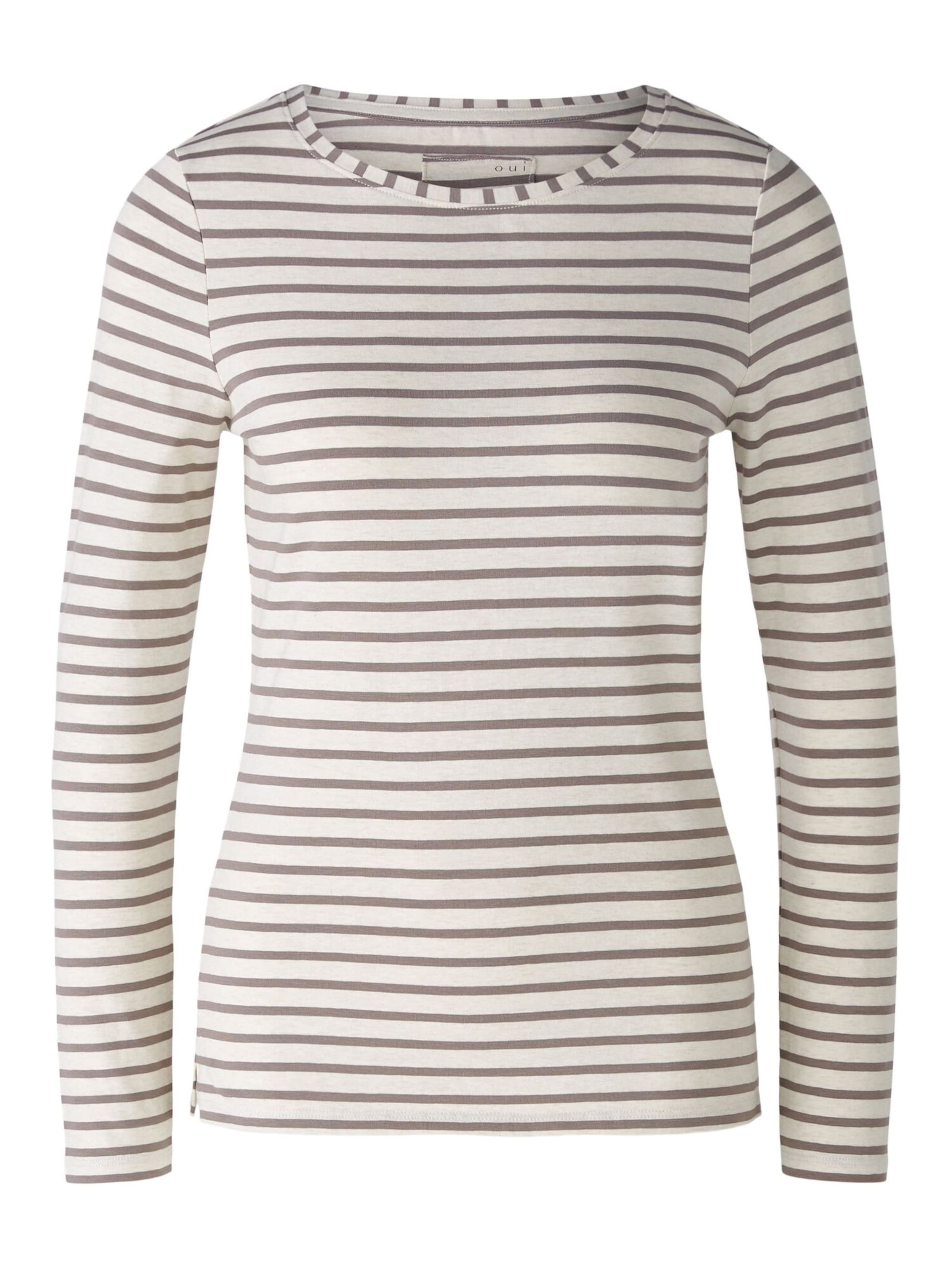 T-shirt 'Sumiko' OUI en marron : devant