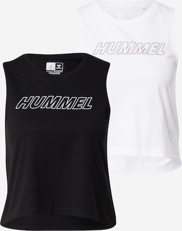 Hummel Sporttop 'Te Cali' in Zwart: voorkant