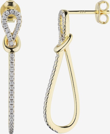 Jobo Earrings in Gold: front