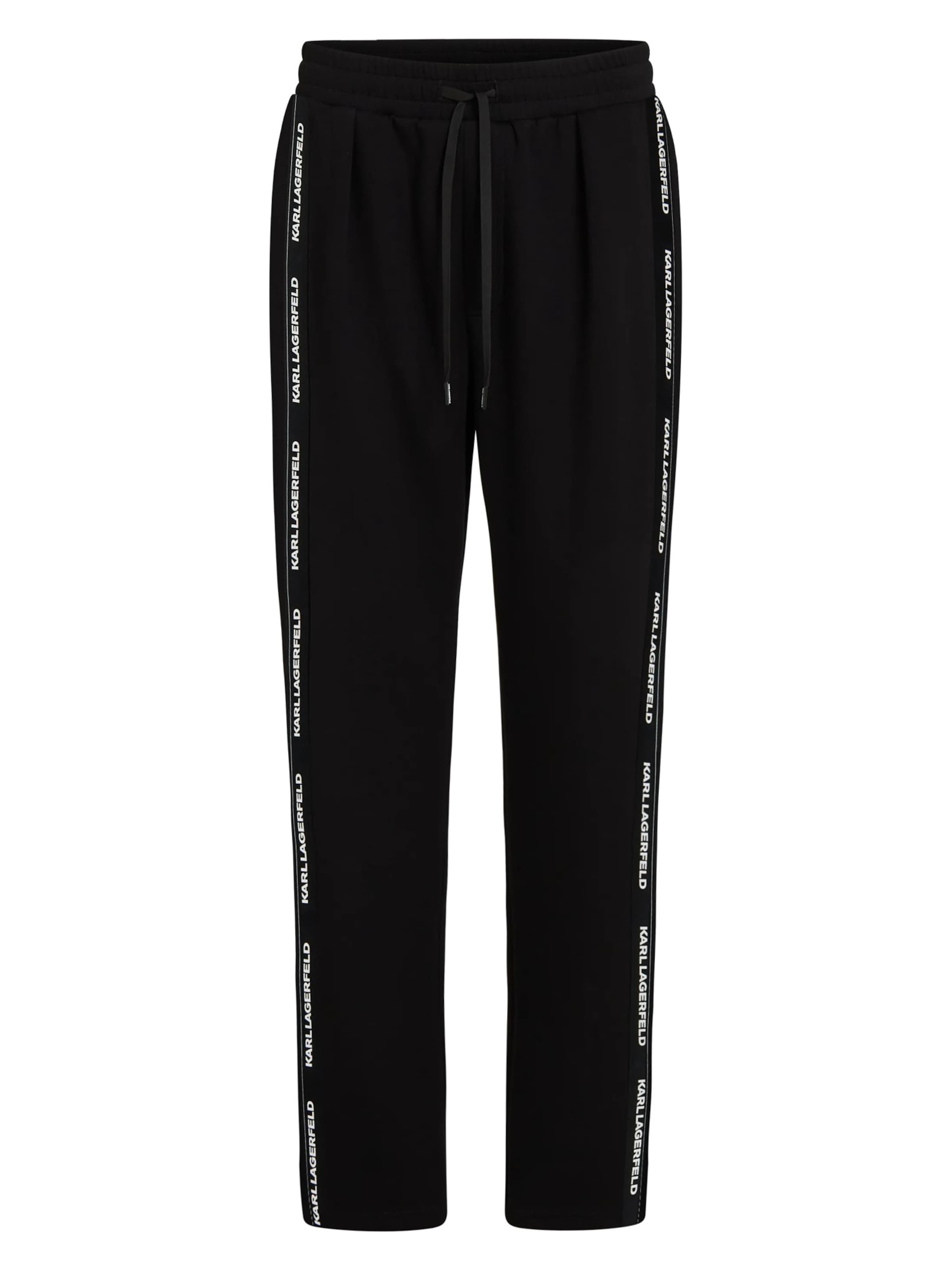 Loosefit Pantaloni di Karl Lagerfeld in nero: frontale