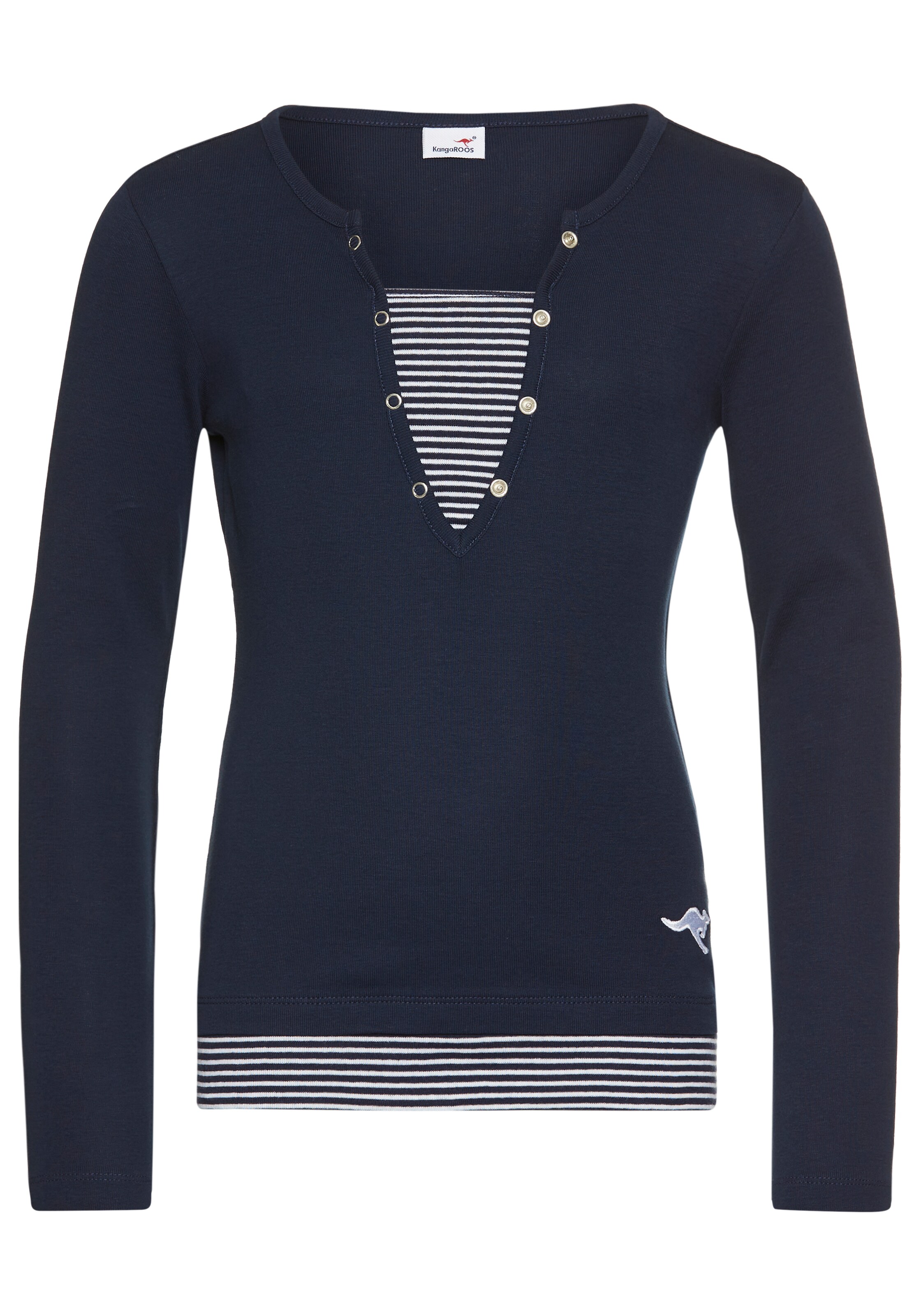 KangaROOS Shirt in Blau: Vorderseite