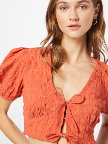 Camicia da donna 'SUNSHINE' di Cotton On in rosso